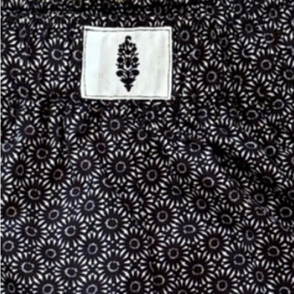 Free People Movement Varsity Blues Printed Shorts Starburst Geo-Black Combo - Picture 7 of 11